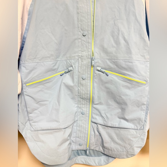 NWT Free People FP Movement Singin In The Rain Packable Jacket Baby Blue Size M - Picture 5 of 9